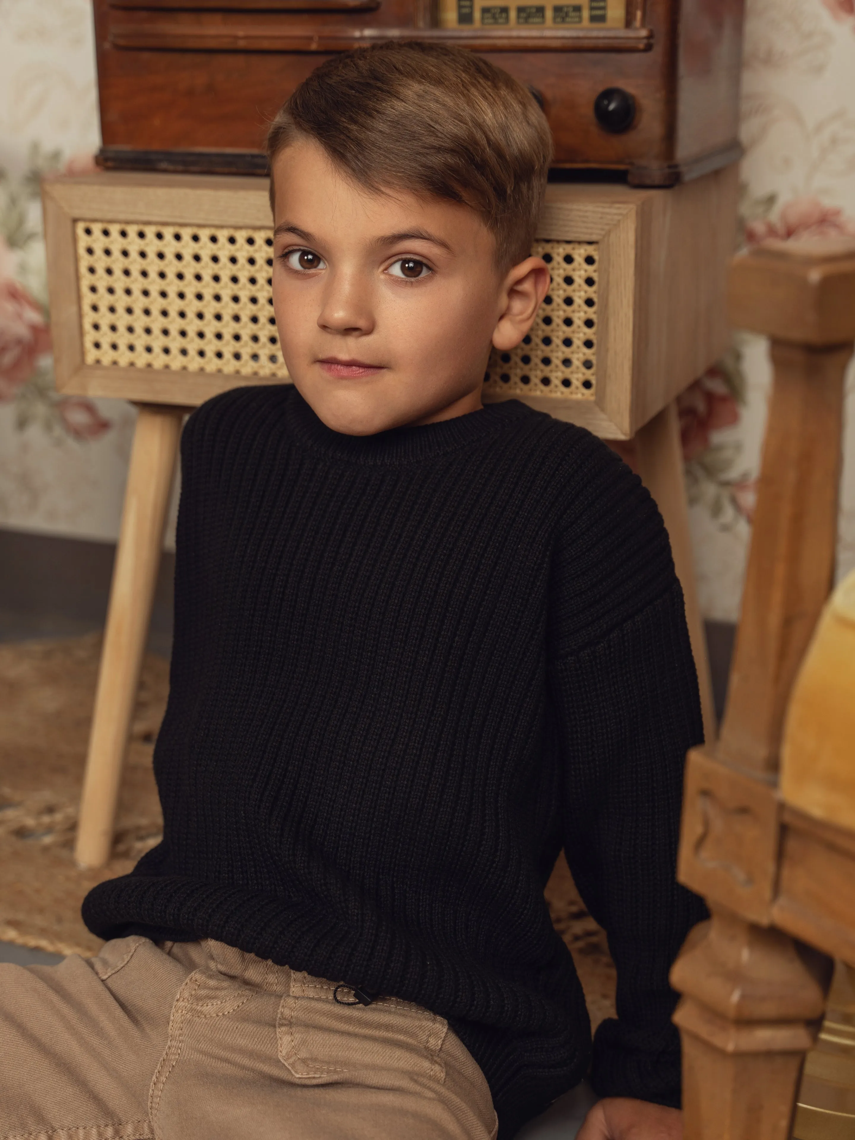 Kids Chunky Knit Sweater (kids-kcl)