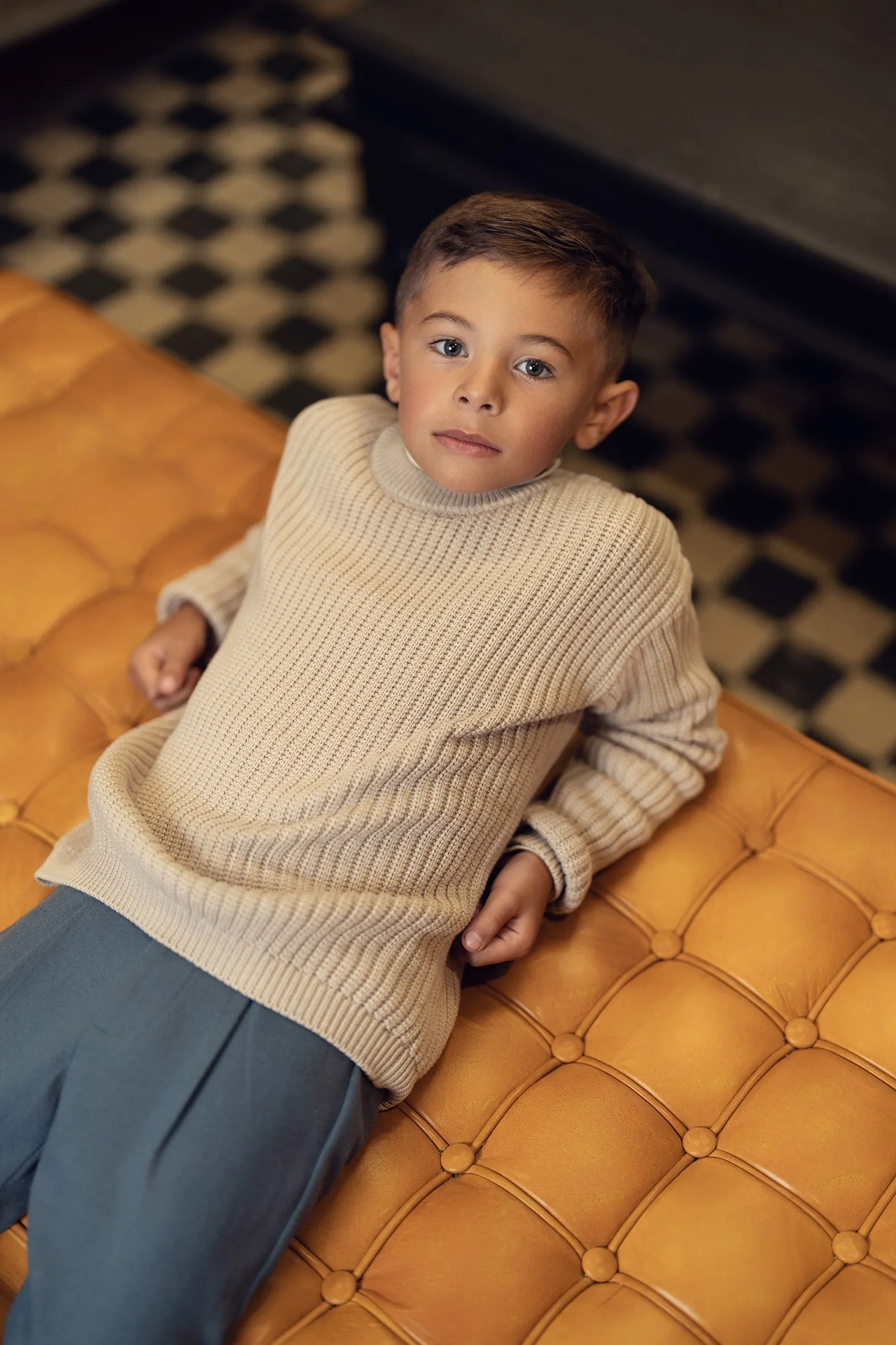 Kids Chunky Knit Sweater (kids-kcl)