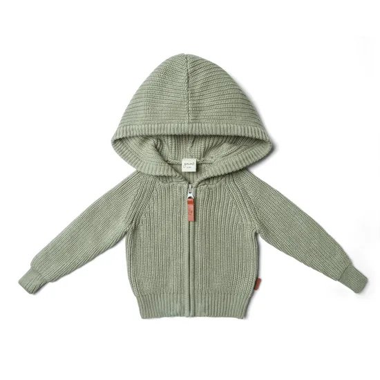 Knit Hoodie | Ash - LAST 9/12M & 4Y