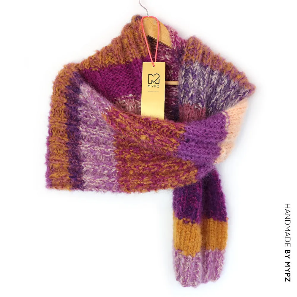 Knitting Kit – Chunky Mohair Scarf Faith No9 (ENG-NL)