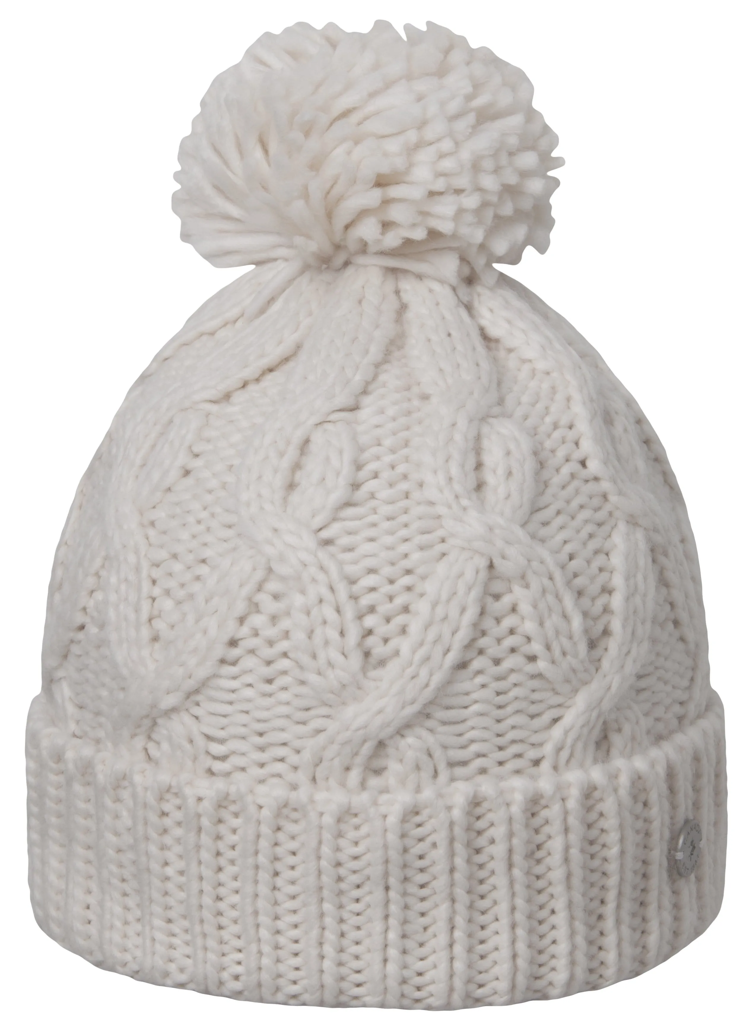 Kootney Cable Cuff Pom Hat