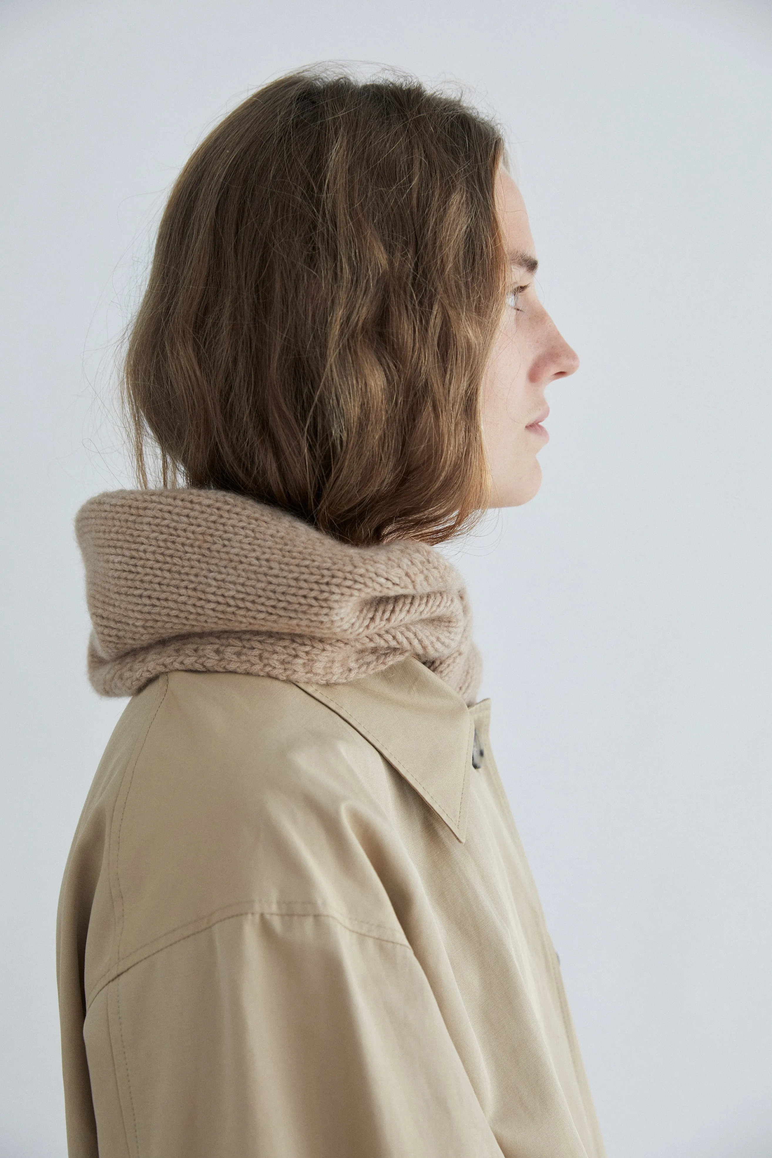 Lina Scarf - 100% Cashmere - Camel