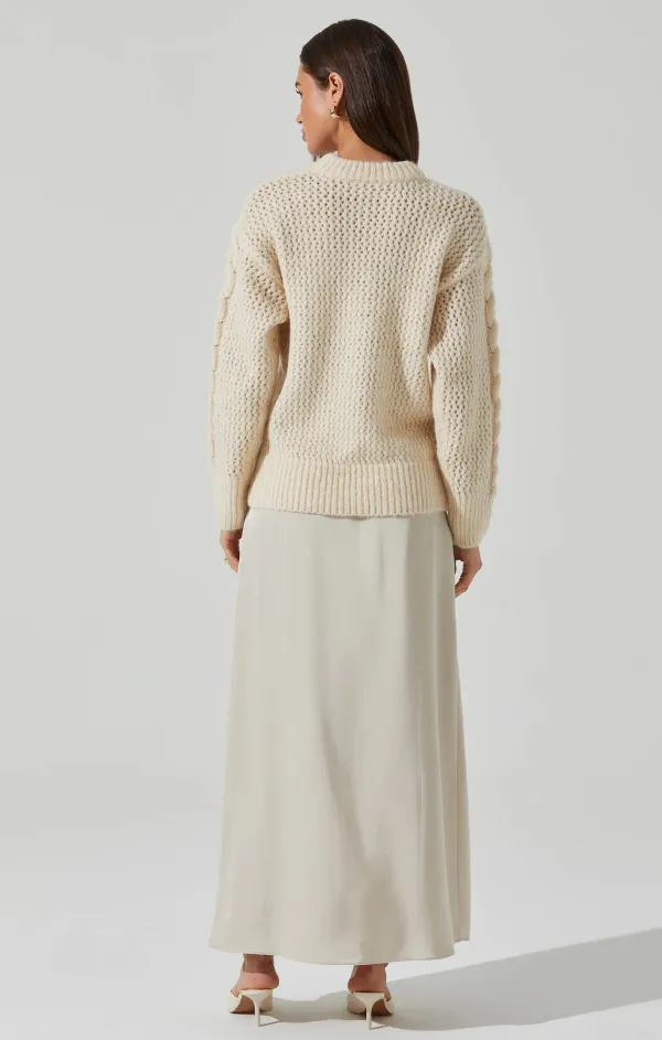 Lizbeth Cable Knit Sweater