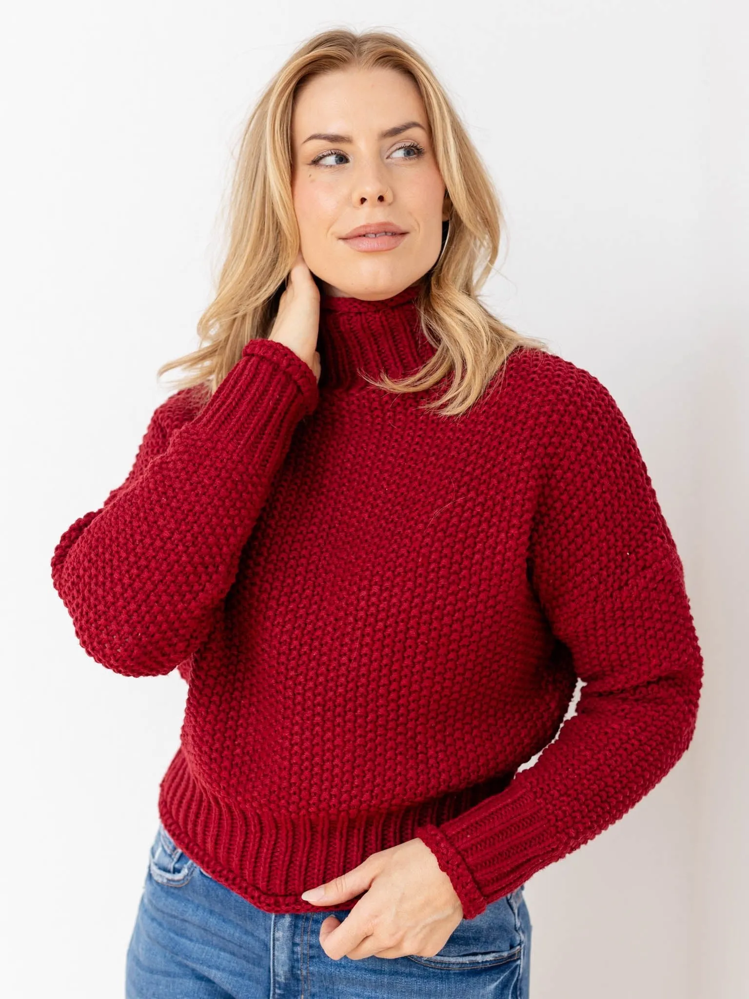 Long Sleeve Turtle Neck Sweater