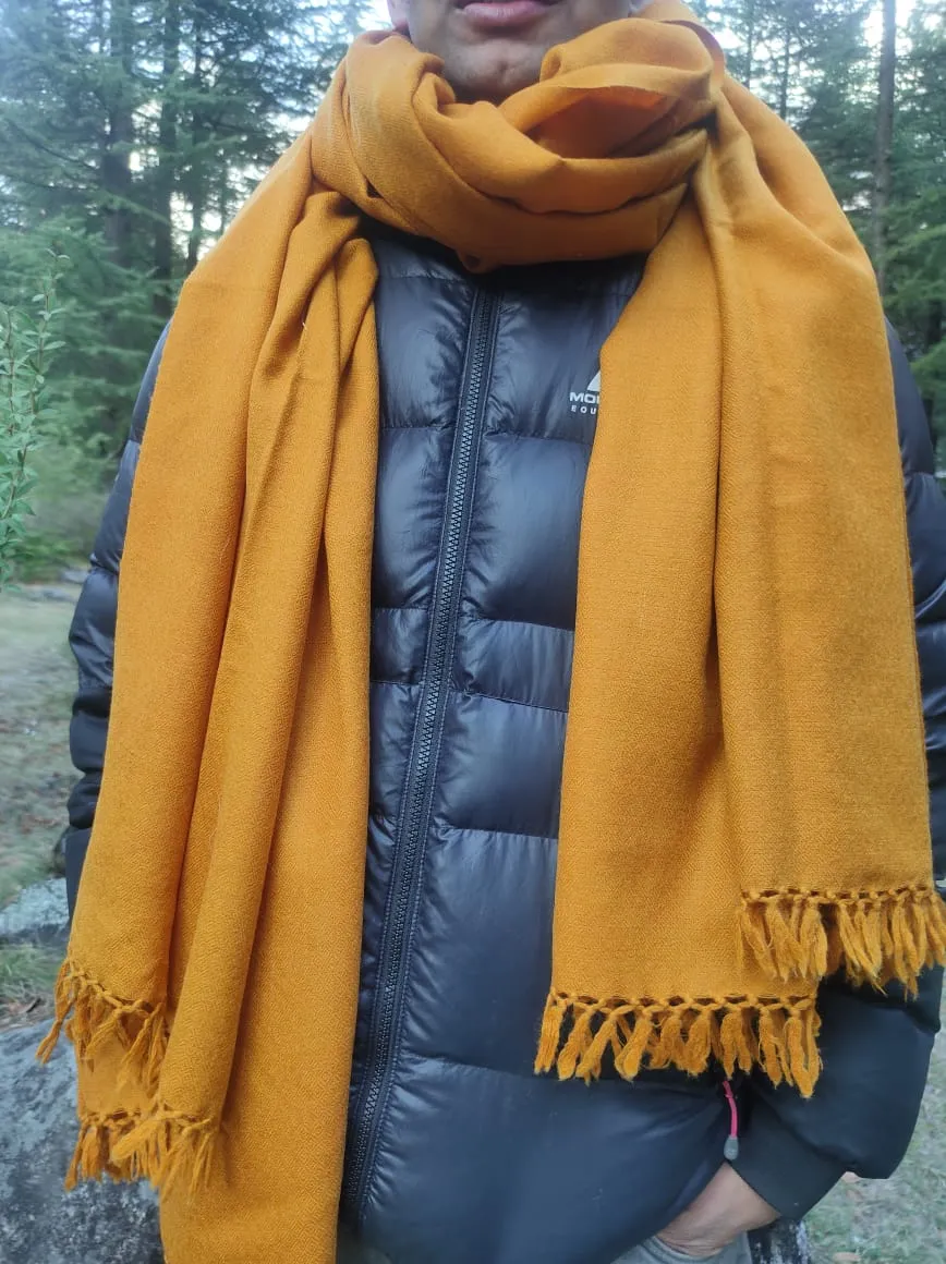 Long wool scarf