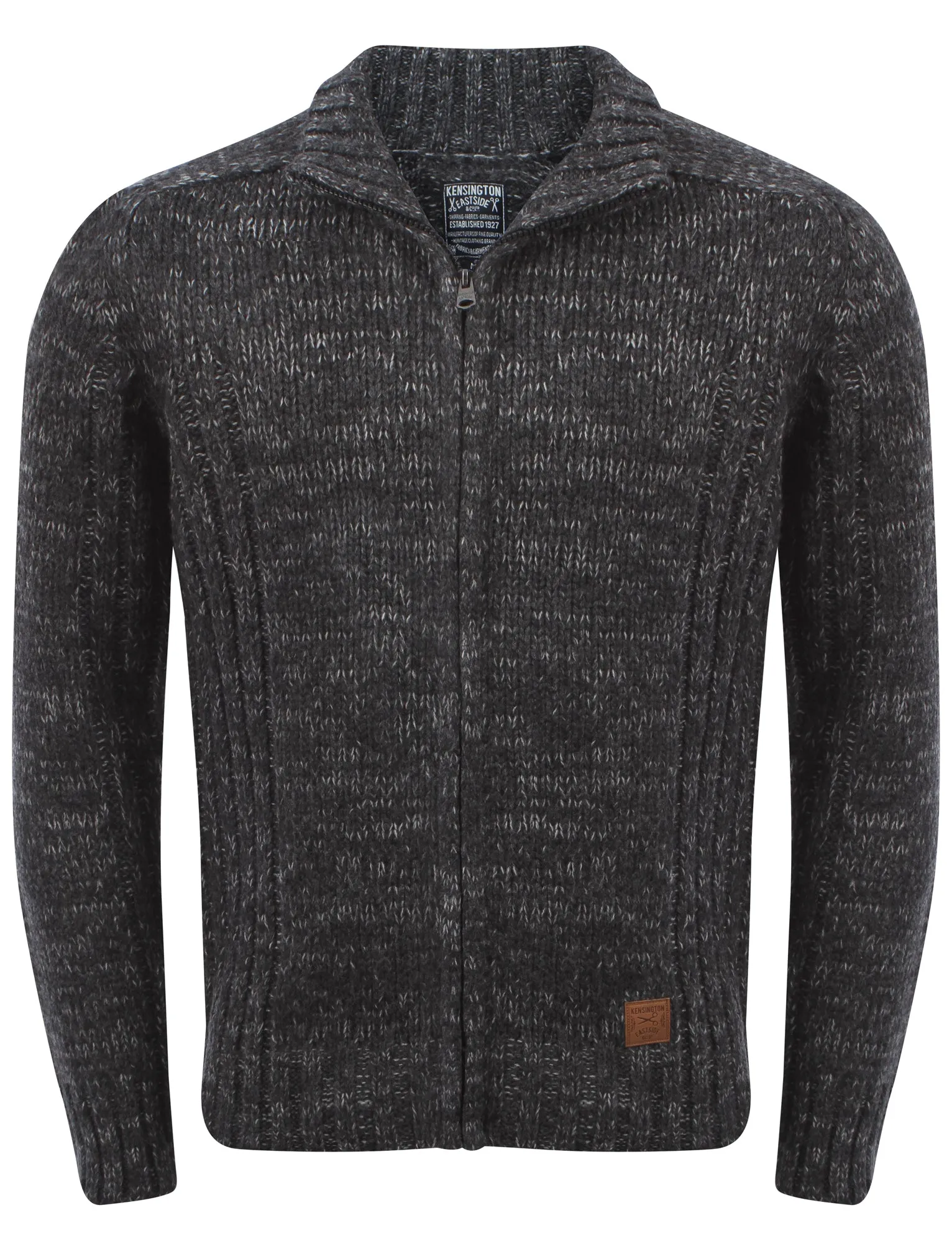 Mago zip up cardigan in black -  Kensington Eastside