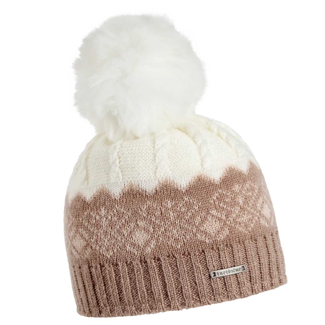 Marjorie - Faux Fur Pom