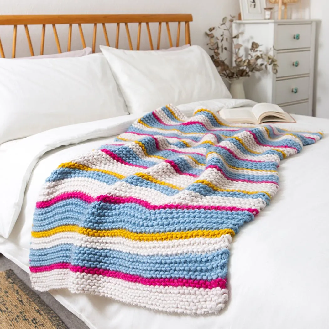 Mia Blanket Knitting Kit