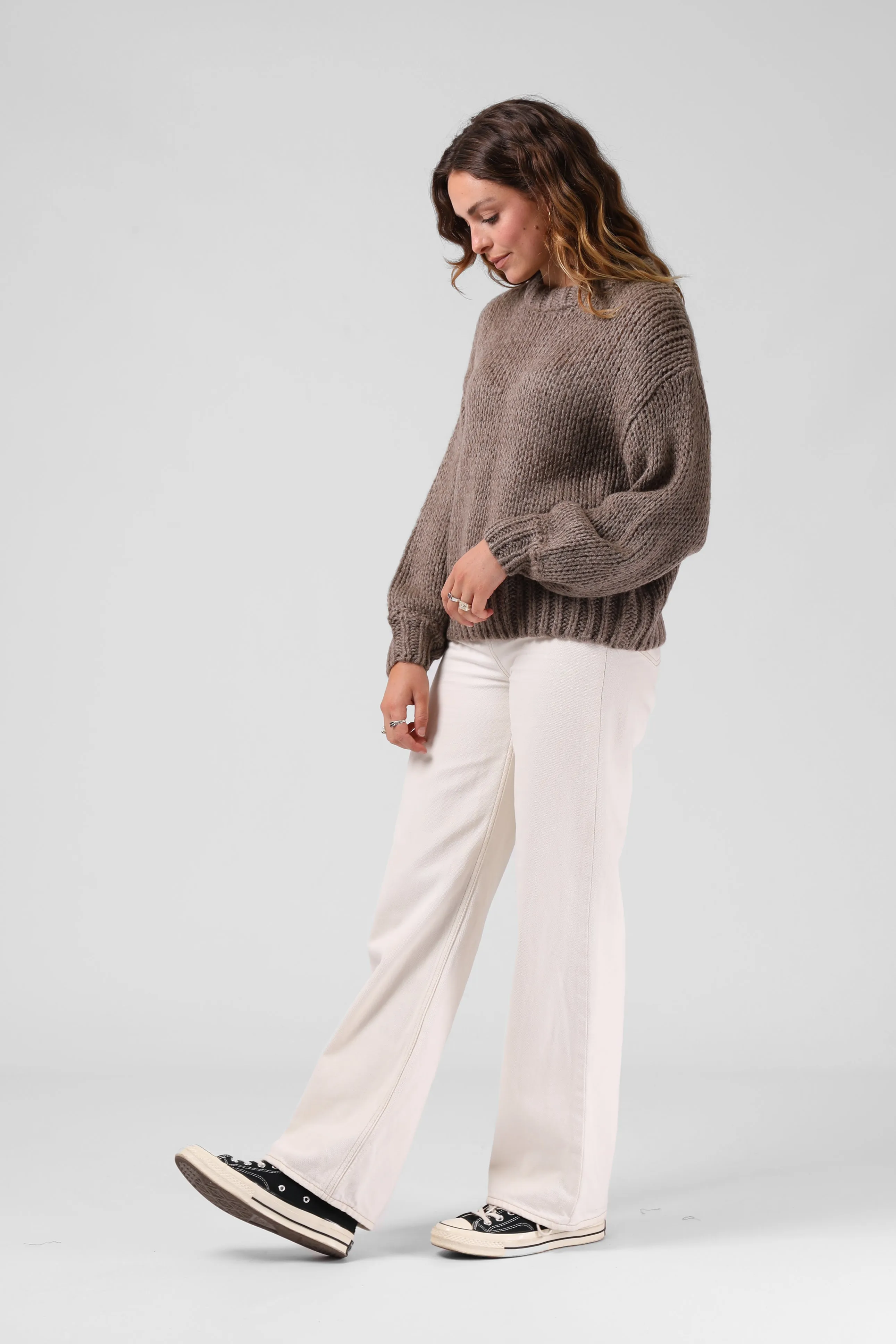 Monroe Knit - Coco Cream