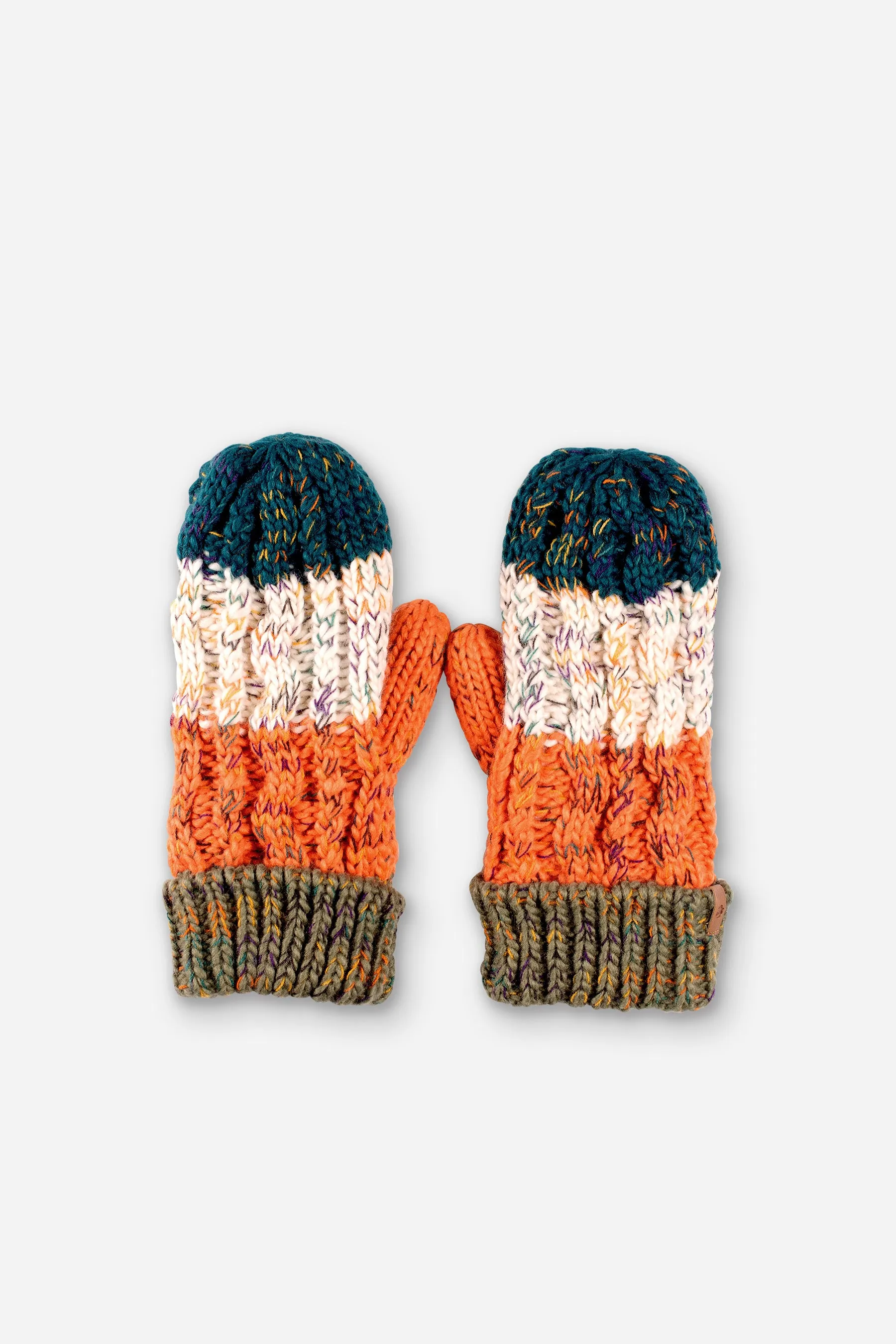 Multi Stripe Mitten