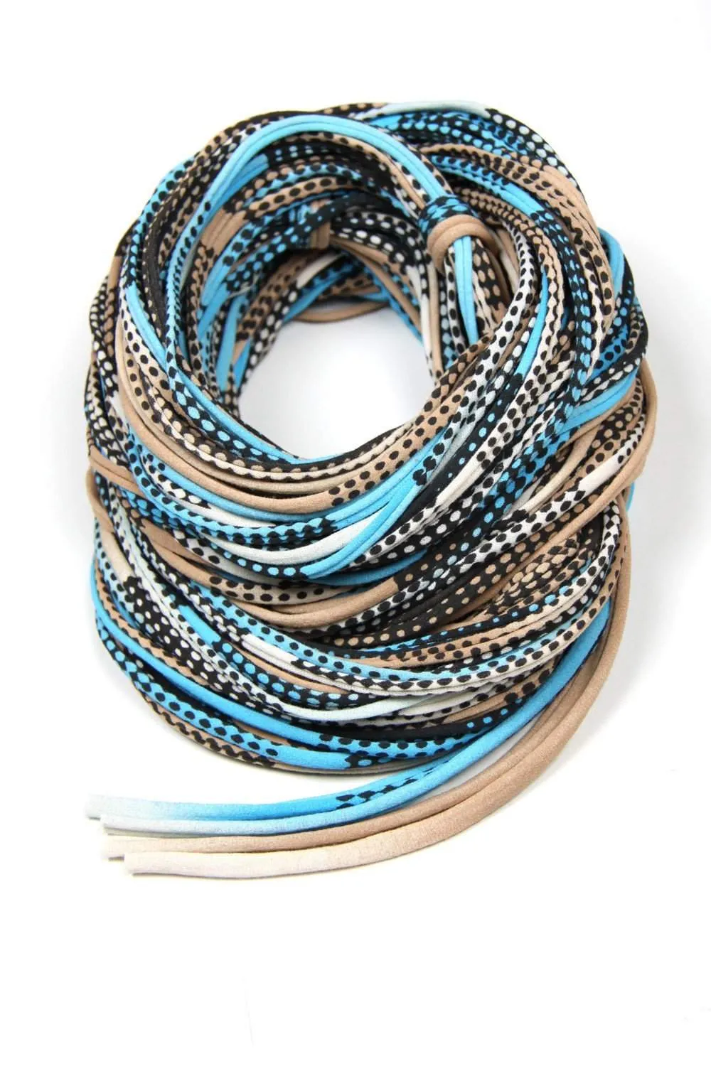 Necklush Chunky Scarf / Blue & Black / Unisex