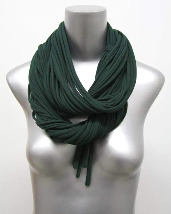 Necklush Chunky Scarf / Deep Green / Unisex