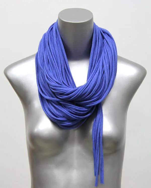 Necklush Chunky Scarf / Heather Blue / Unisex