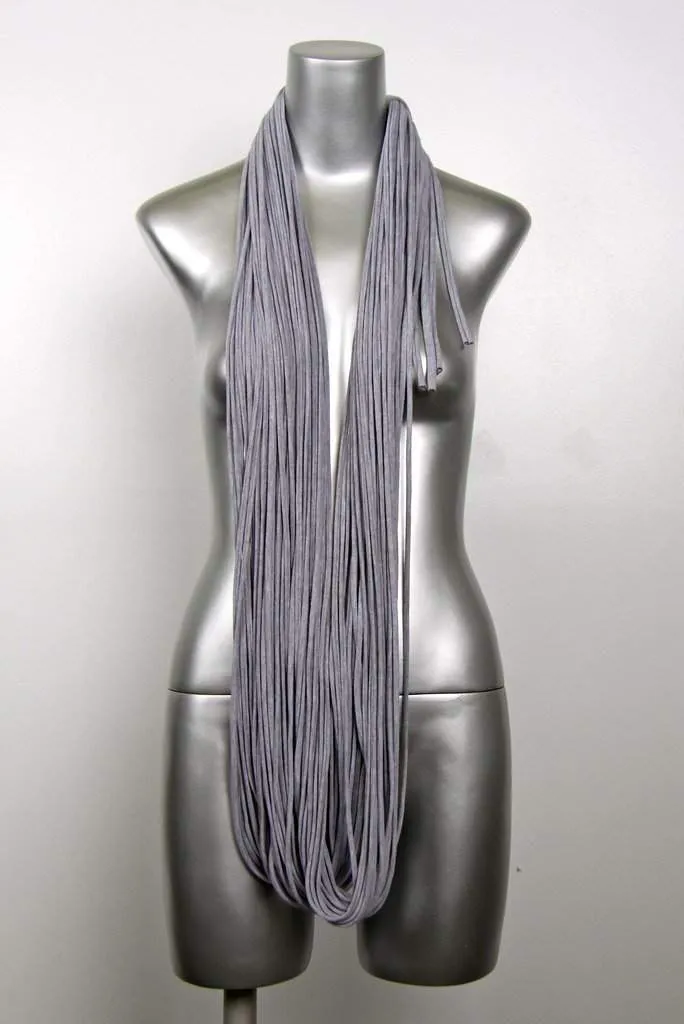 Necklush Chunky Scarf / Heather Gray / Unisex