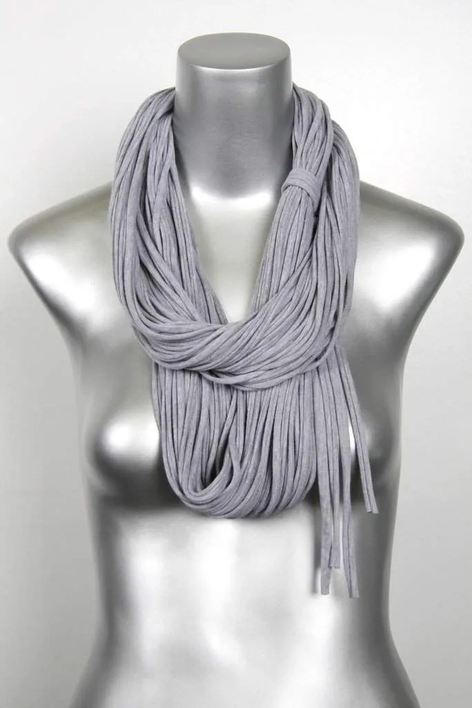 Necklush Chunky Scarf / Heather Gray / Unisex