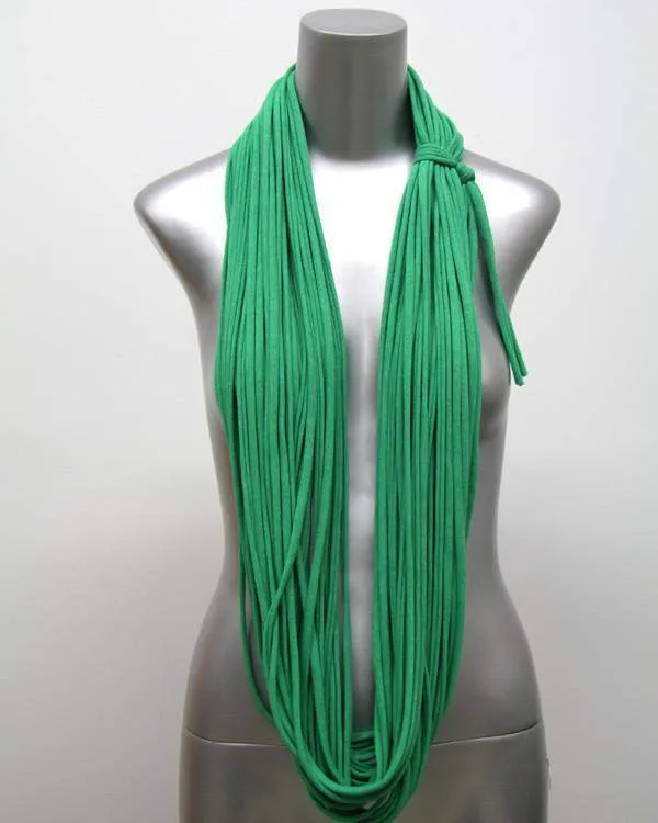 Necklush Chunky Scarf / Heather Green / Unisex