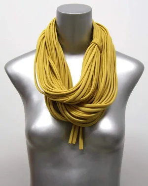 Necklush Chunky Scarf / Mustard Yellow / Unisex