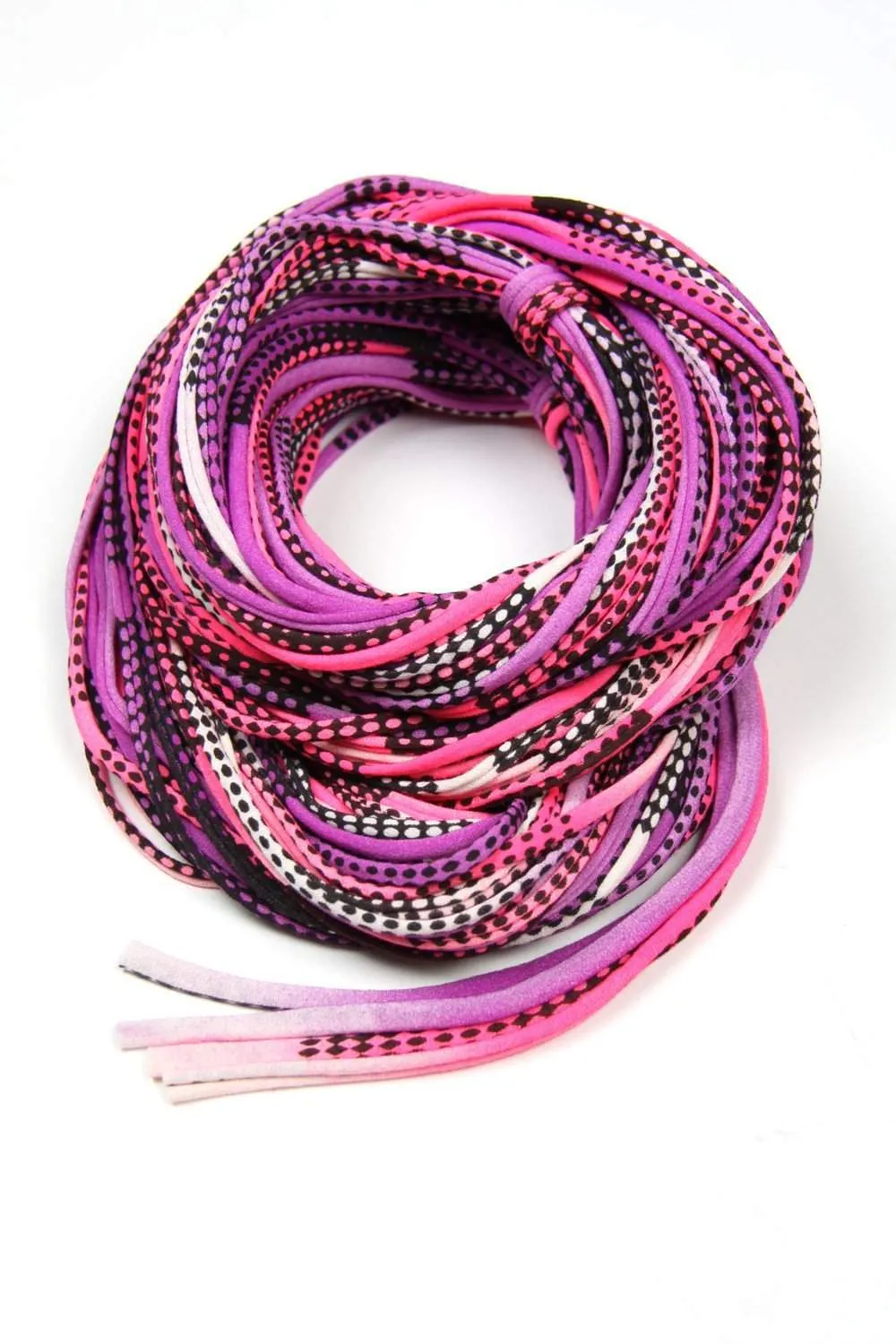 Necklush Chunky Scarf / Pink Purple & Black / Unisex