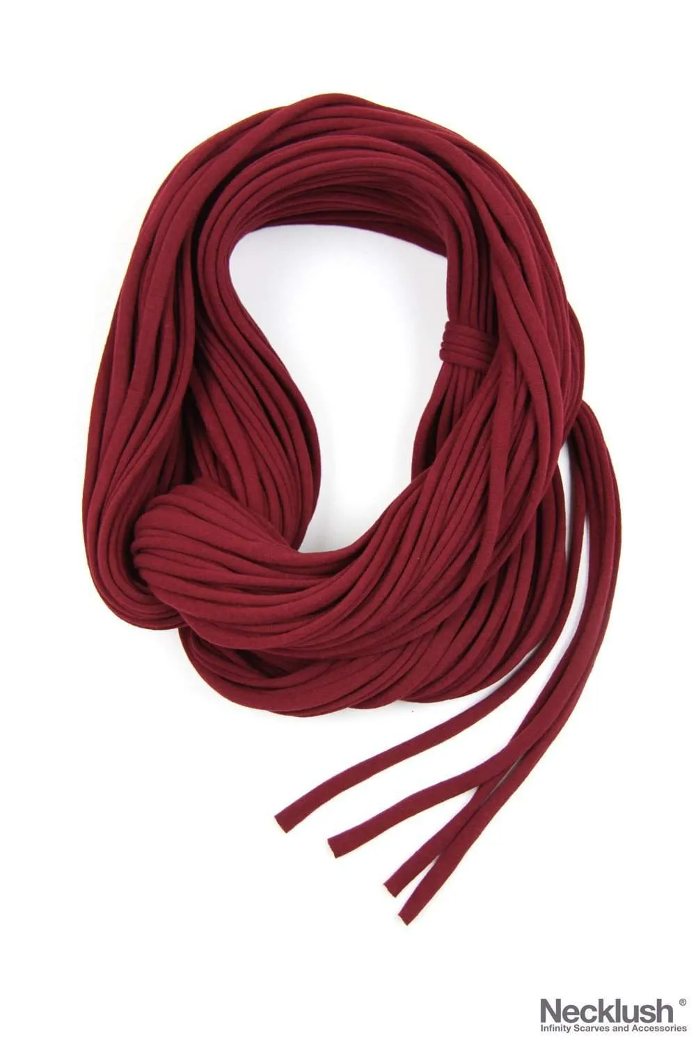 Necklush Chunky Scarf / Plum Purple / Unisex