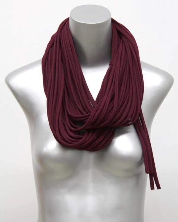 Necklush Chunky Scarf / Plum Purple / Unisex