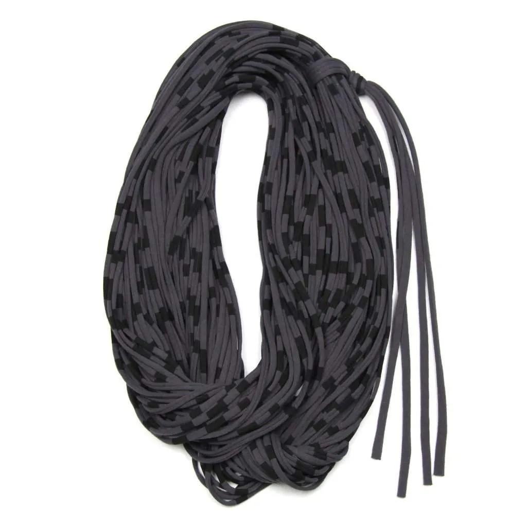 Necklush Chunky Scarf / Striped Dark Grey / Unisex