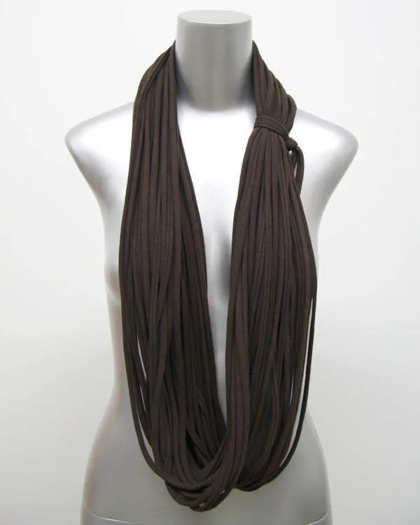 Necklush Cowl Scarf / Brown / Unisex