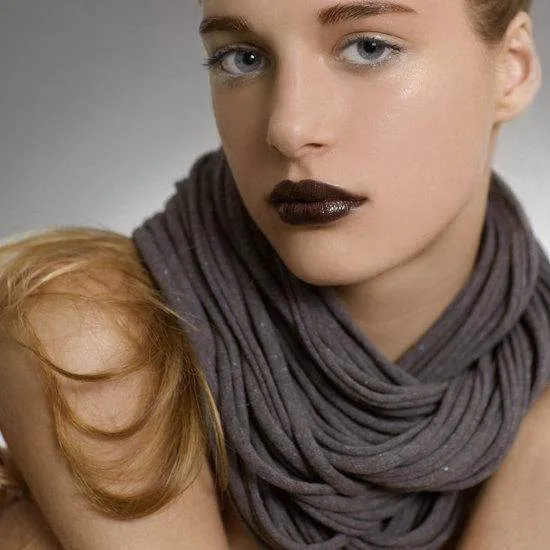 Necklush Cowl Scarf / Charcoal Gray / Unisex