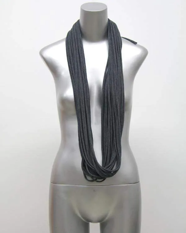 Necklush Cowl Scarf / Charcoal Gray / Unisex