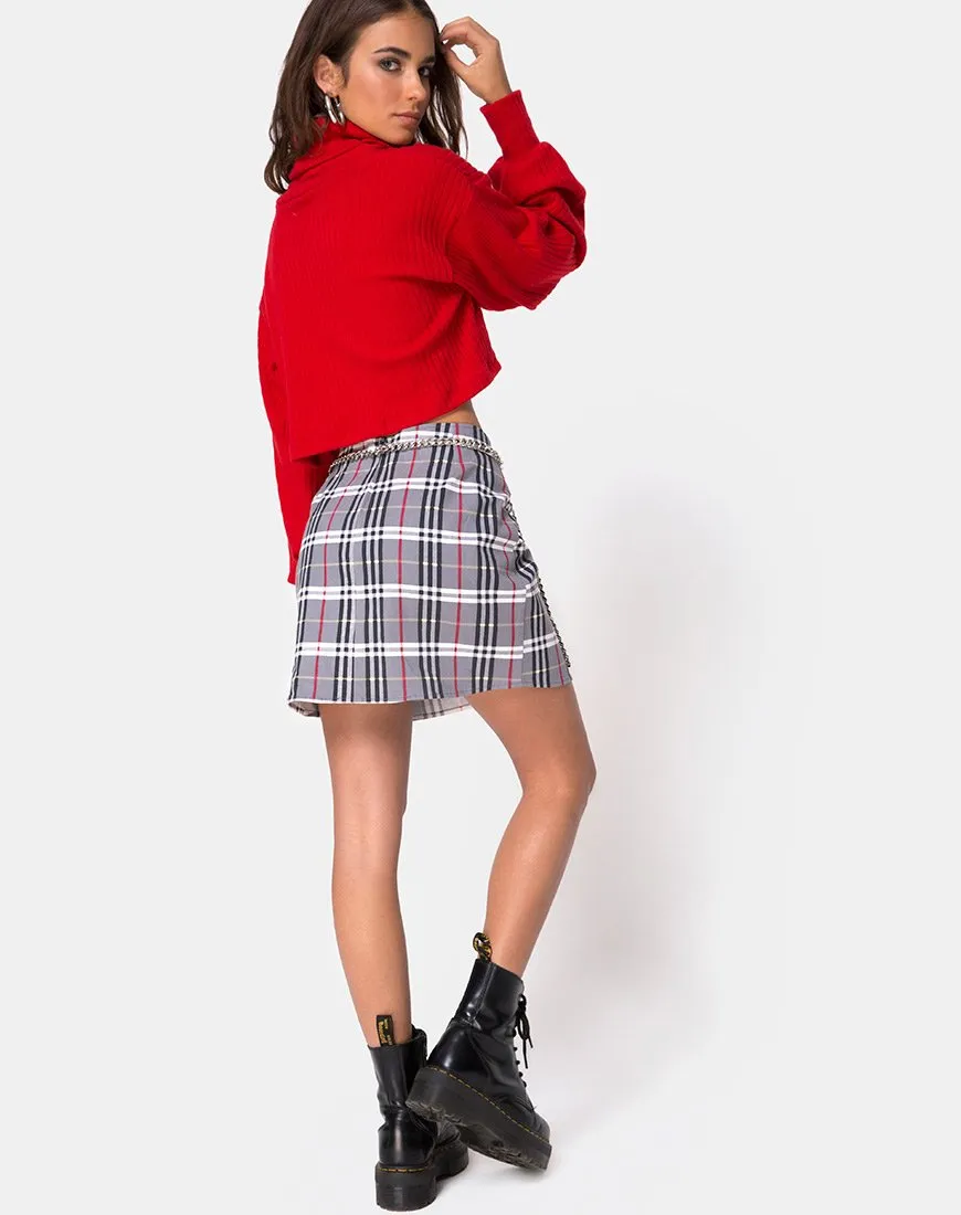 Pelmo Skirt in Heritage Check