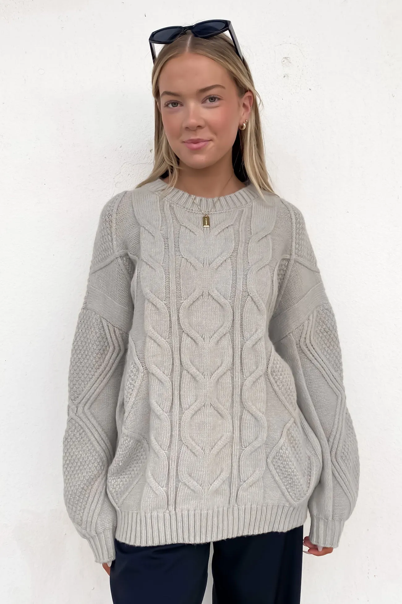 Sharni Knit Light Grey