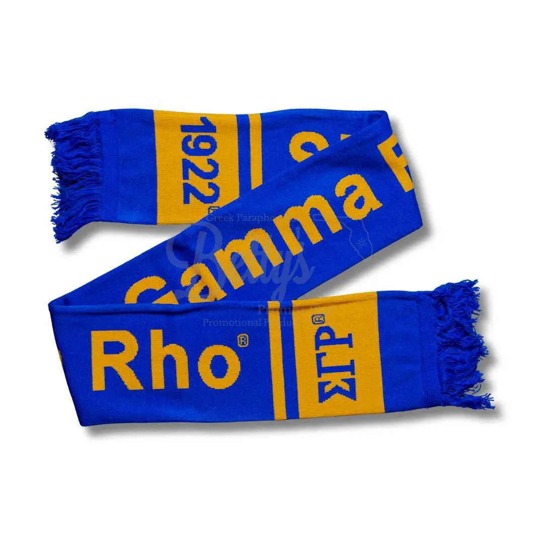 Sigma Gamma Rho ΣΓΡ 1922 Sorority Knit Scarf