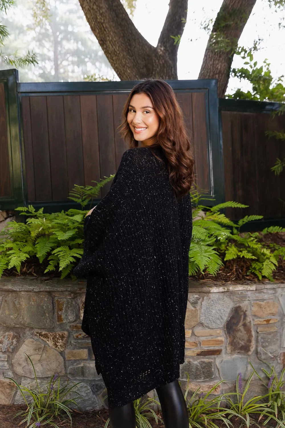 Snuggly Knit Haven Chunky Ribbed Pocket Ruana