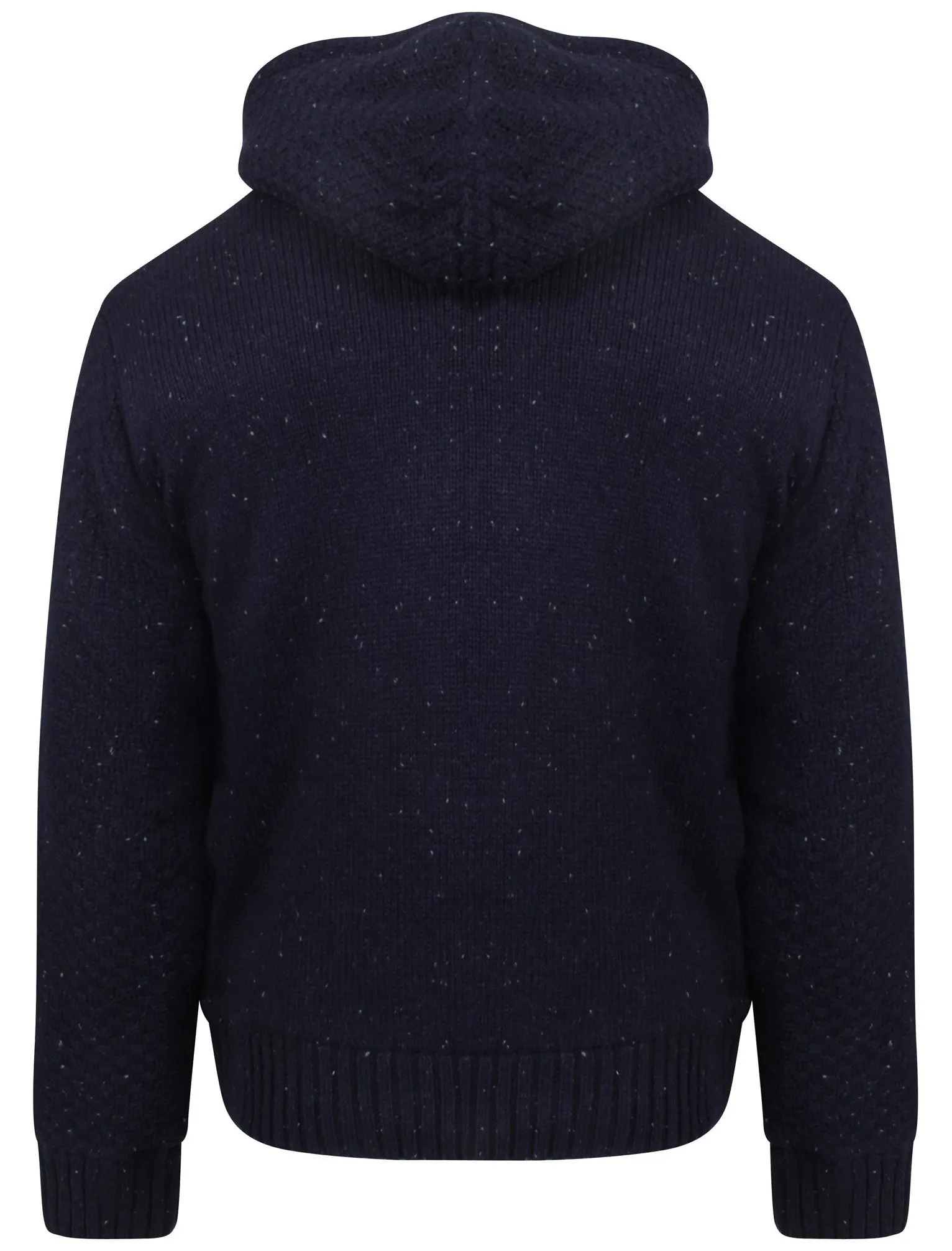 Tokyo Laundry Crawley navy knitted hoodie