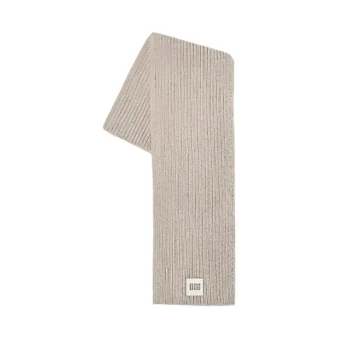 UGG Women's Chunky Rib Scarf in Light Grey