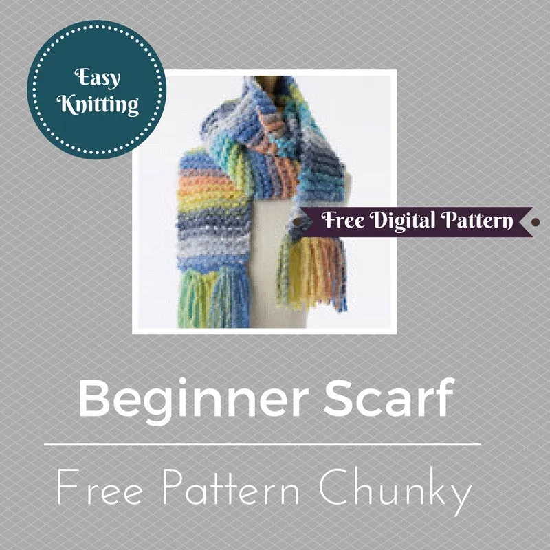 W798 Beginner Scarf (FREE e-pattern)