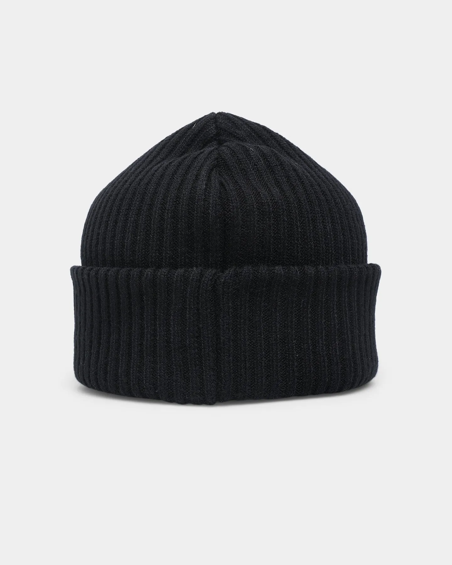 X-Large Ribbed Beanie Black