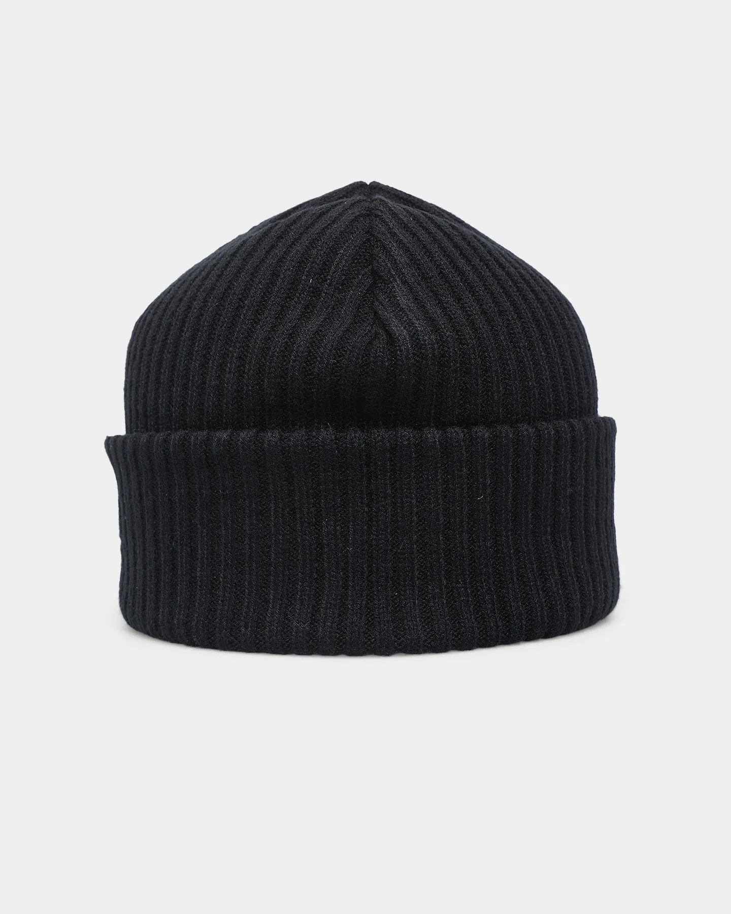 X-Large Ribbed Beanie Black