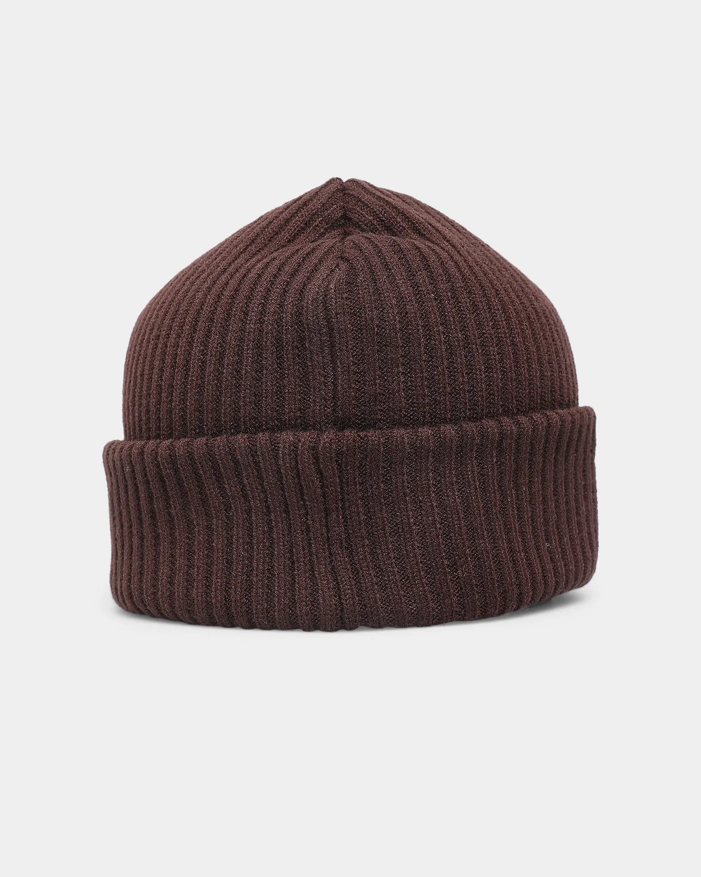 X-Large Ribbed Beanie Brown