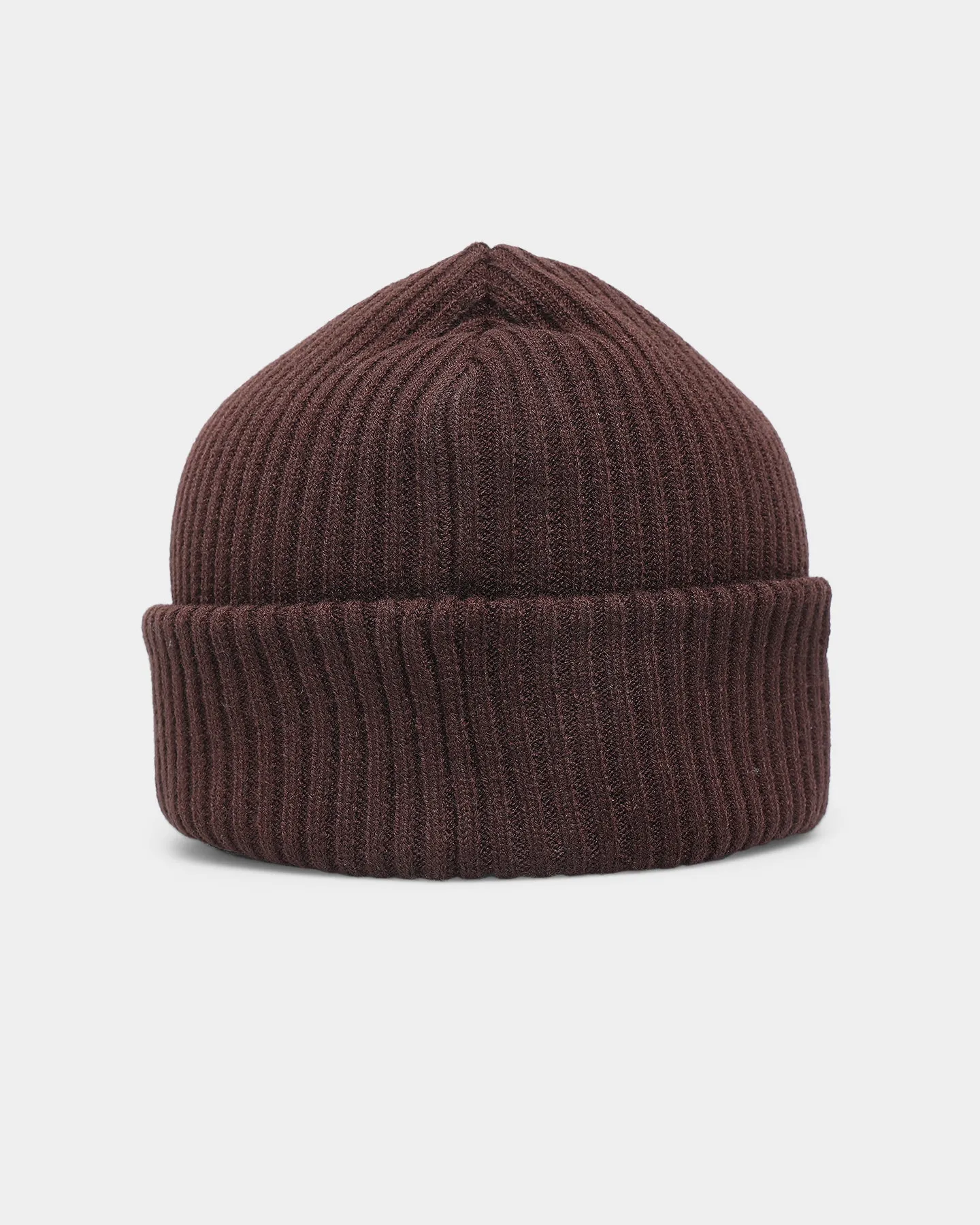 X-Large Ribbed Beanie Brown