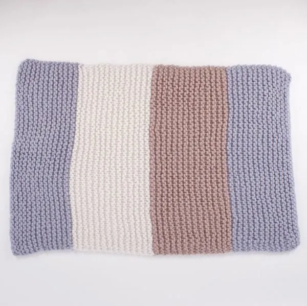 Zoe Baby Blanket Knitting Kit